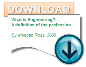 What is Engineering? A Definition of the Profession