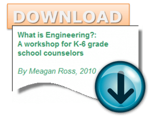 What is Engineering? A workshop for K-6 grade school counselors