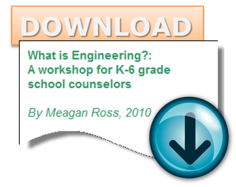 What is Engineering? A workshop for K-6 grade school counselors