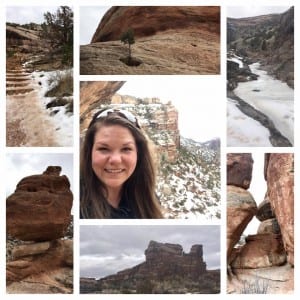 Meagan Pollock, Colorado National Monument, Devils Playground and No Thoroughfare Canyon Trails, 2017