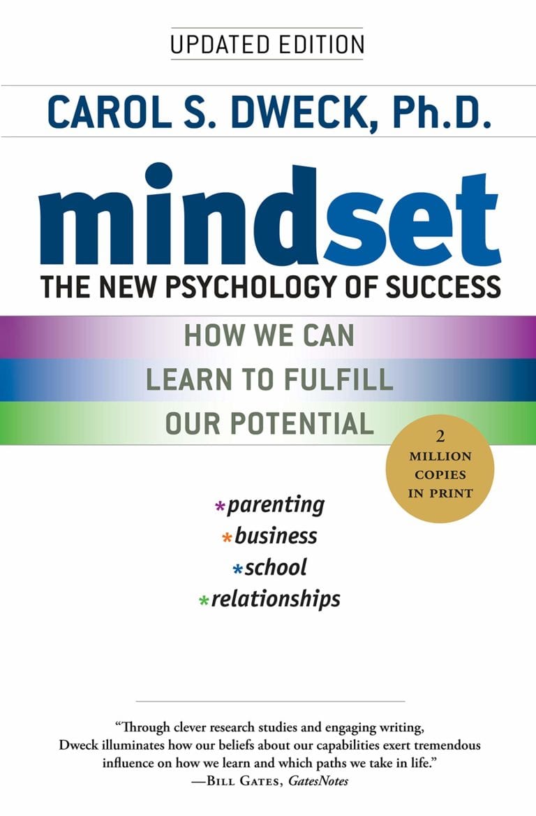Mindset by Carol Dweck book cover